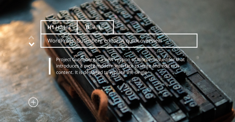 WordPress’ Gutenberg Editor: An Overview