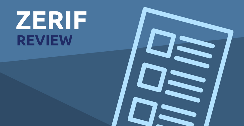 Zerif Review: A usable one-page layout