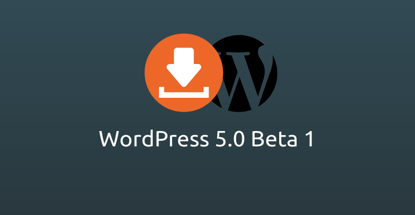 WordPress 5.0 Beta 1 Available for Testing
