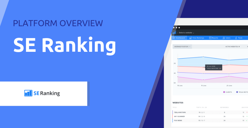 SE Ranking: A Complete Suite of SEO Tools