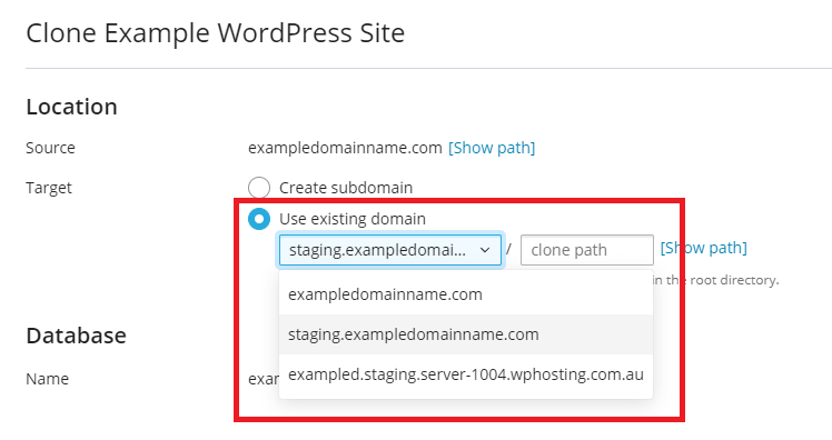 Clone Your Site Using WordPress Management