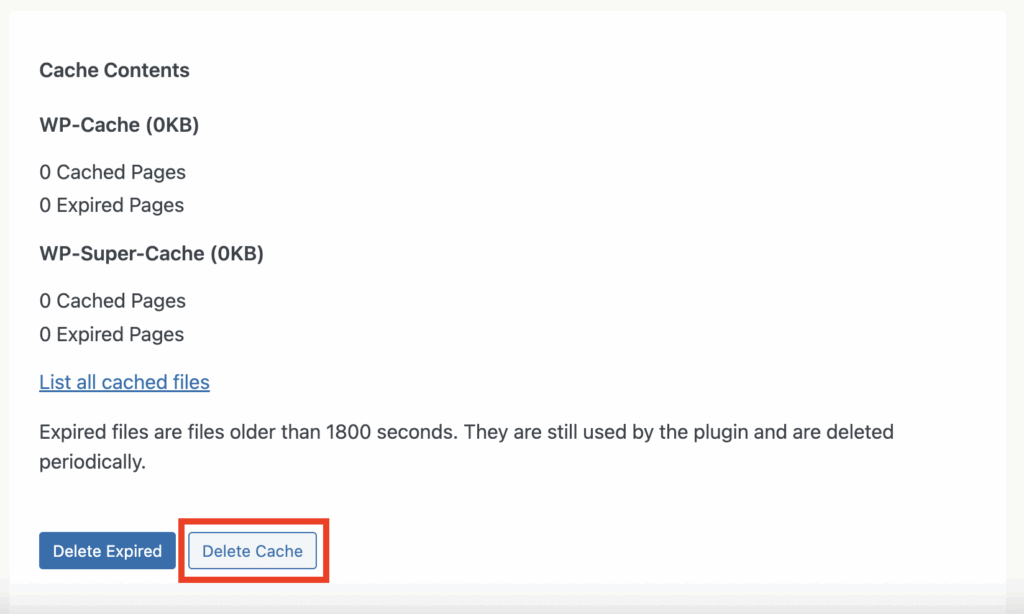 install and use WP Super Cache